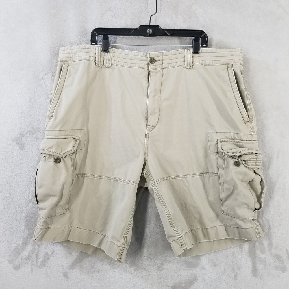 Polo Ralph Lauren Cargo Shorts Men 44T Tall Beige Relaxed Outdoor Classic Beach